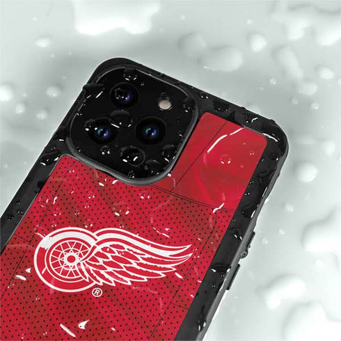 NHL Detroit Red Wings Home Jersey iPhone 15 Pro Waterproof Case